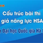 Cấu trúc bài thi Đánh giá năng lực HSA 2025 của Đại học Quốc gia Hà Nội