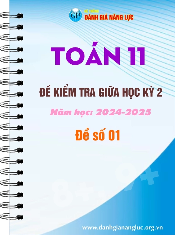Đề Kiểm Tra Giữa Kỳ 2 Môn Toán 11 - Năm Học 2024-2025 (Đề Số 1)